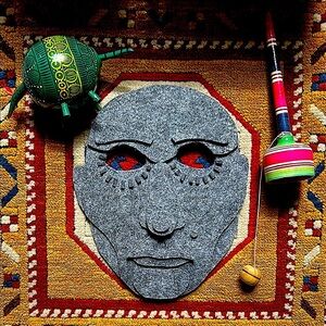 Curated Mexican FolkArt Collection – Oaxacan Amarillo, Balero & Unique Felt Mask
